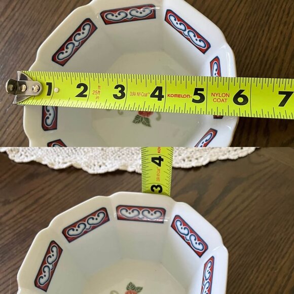 Vintage Mikado Bowl Planter Butterfly Floral Asian Art Decor - Picture 7 of 9